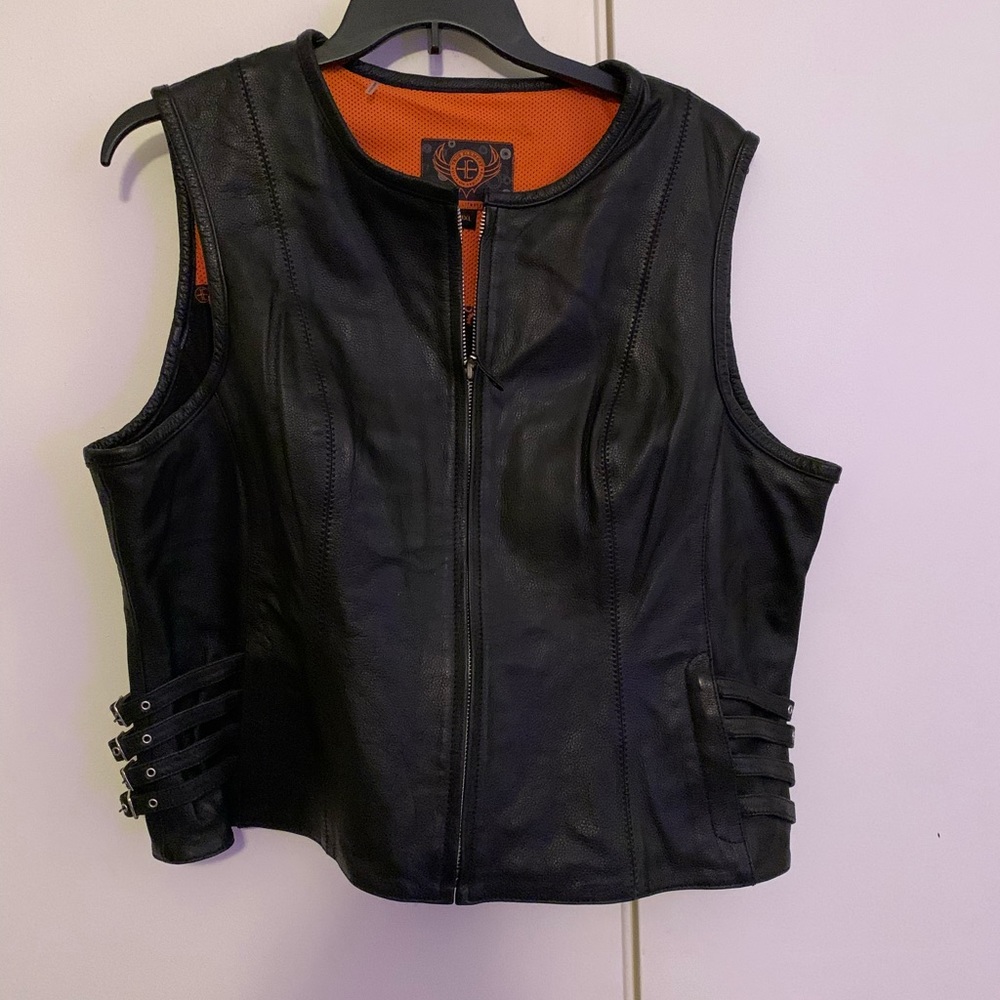 Awesome genuine leather vest